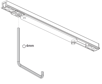 Omezovač otevření s brzdou Maco - seřízení